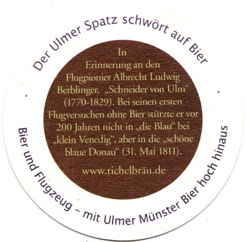 mnchen (m-bay) richel (stadtdeu) 12b (rund205-der ulmer spatz)